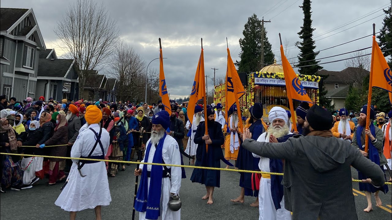 Surrey Nagar kirtan# Parkash Gurpurab # Shri Guru Nanak Dev Ji maharaj#canada BC 2023# last part