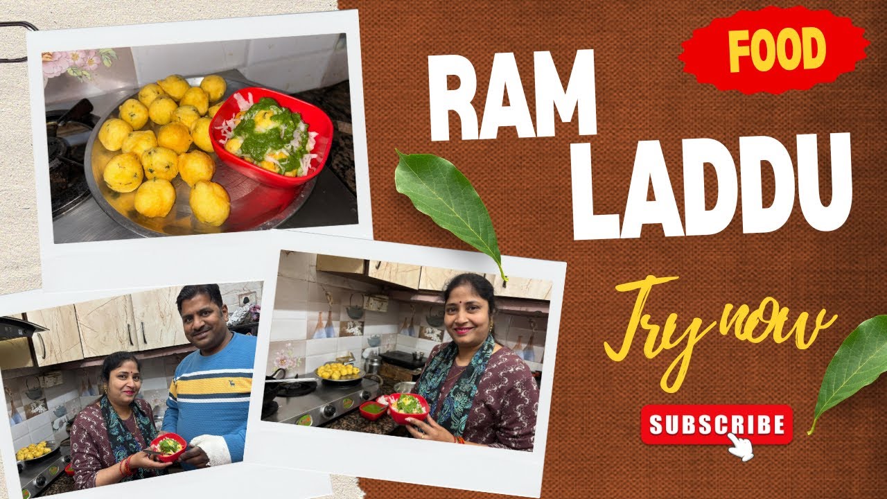 Ram Laddu ❤️ ll Rubi Gupta ll Food Vlog
