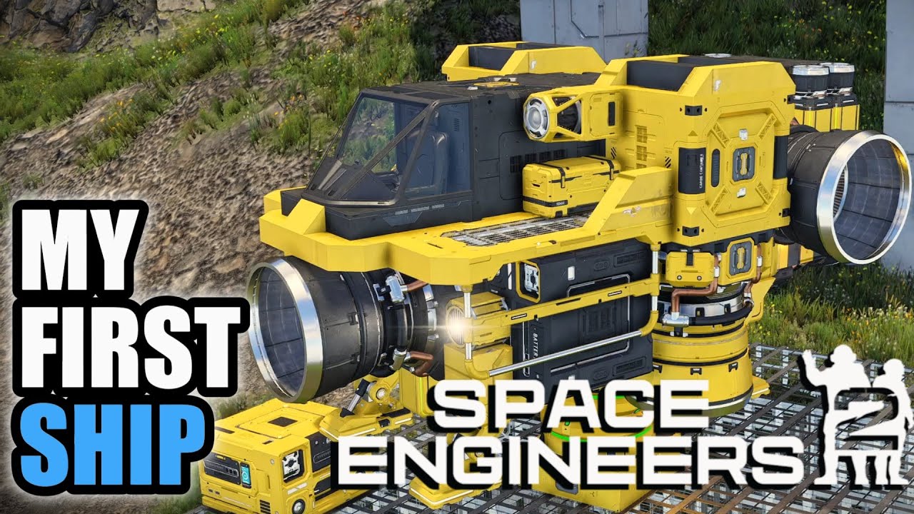 ПОСТРОЙТЕ СВОЙ ПЕРВЫЙ ВОДОРОДНЫЙ КОРАБЛЬ В SPACE ENGINEERS 2: VS2 Planets and Survival Foundation...