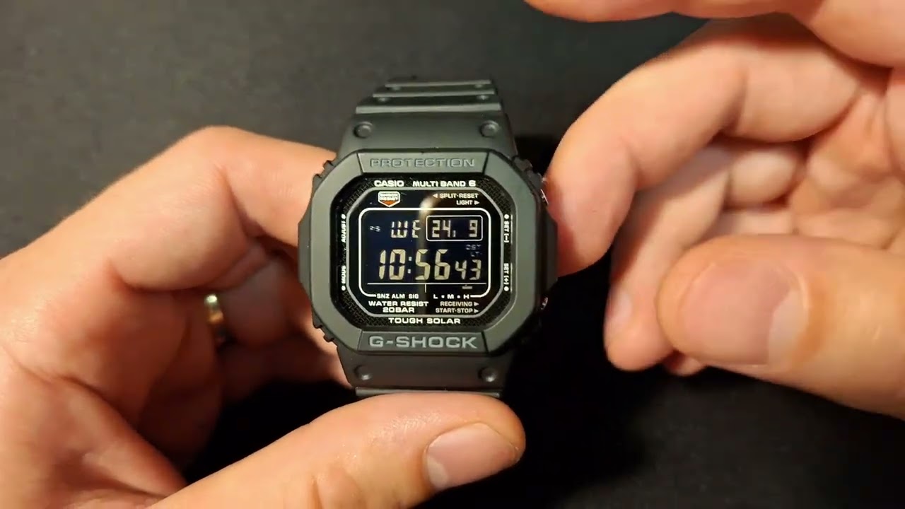 Jak ustawić Casio G-Shock GW-M5610U? Ustawienia zegarka, funkcji i tryb serwisowy