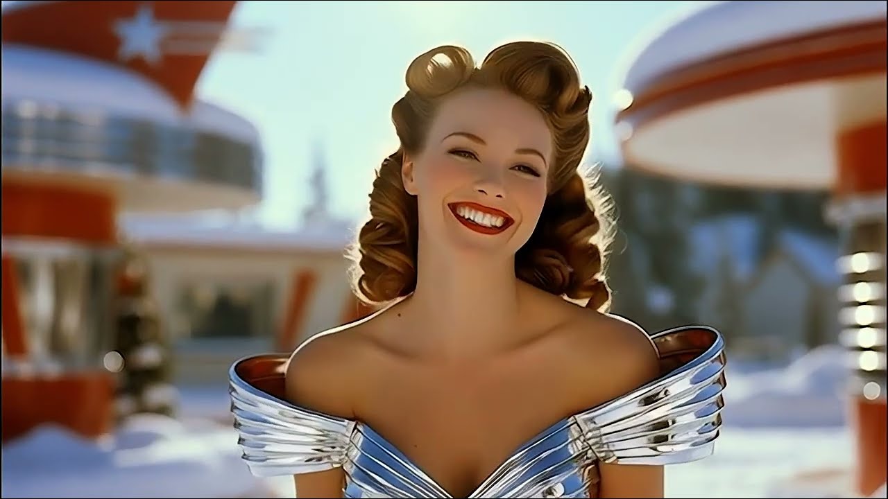 Christmas Blues in a Atomic Retro Future world.