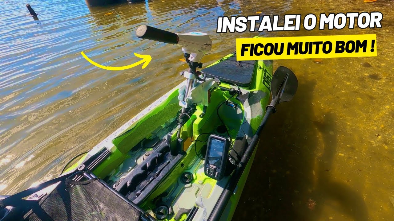 CAIAQUE CAST COM MOTOR  ELÉTRICO PHANTON 54 LBS - TESTE DE VELOCIDADE