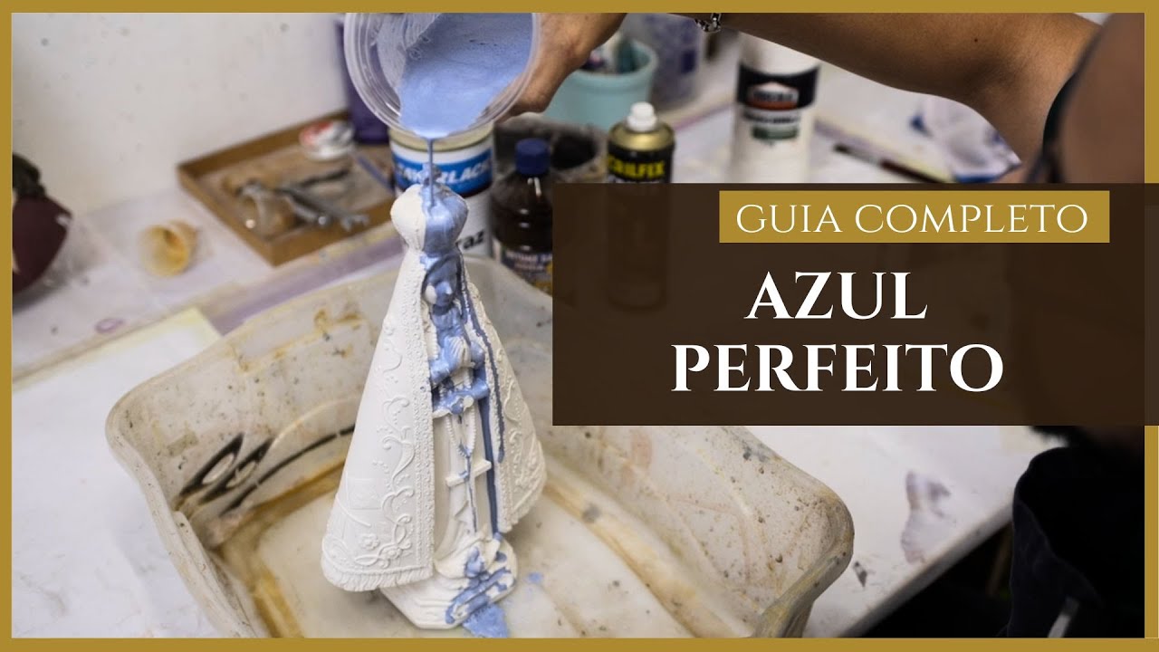 Como pintar o Manto Azul de Nossa Senhora: Técnica do Azul Perfeito