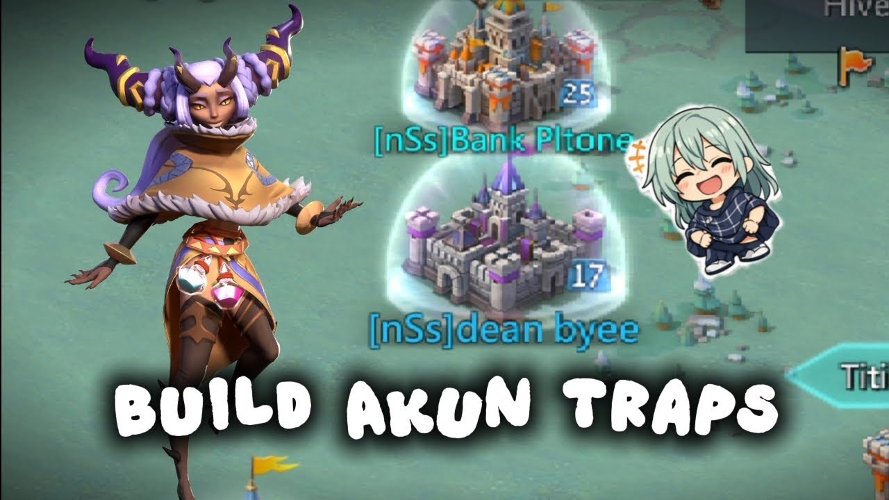 BUILD AKUN TRAPS DARI NOL 🔥 | Lords Mobile Trap Account Tutorial