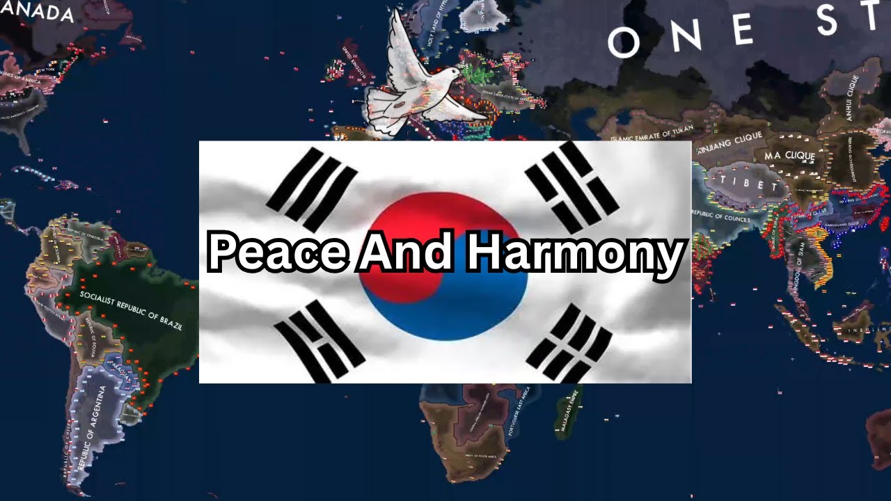 Peace and Harmony Hoi4 Red Flood Timelapse