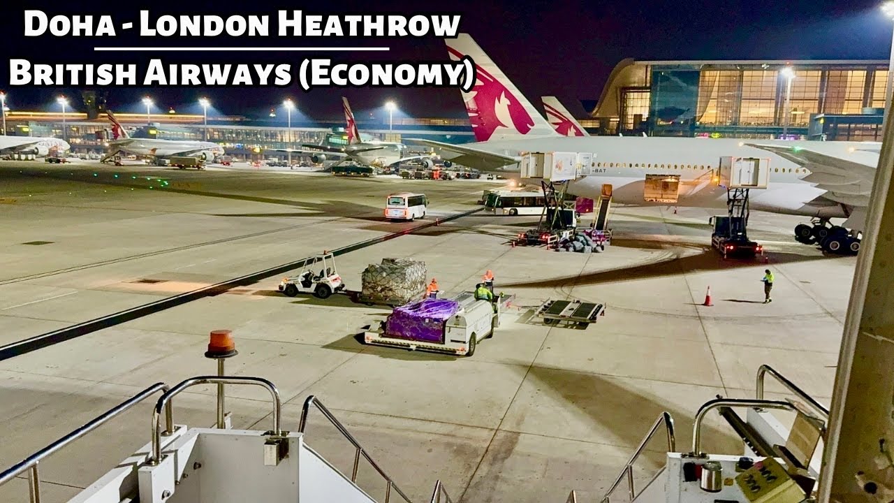 НОЧНОЙ РЕЙС | Доха — Лондон Хитроу (эконом-класс British Airways)