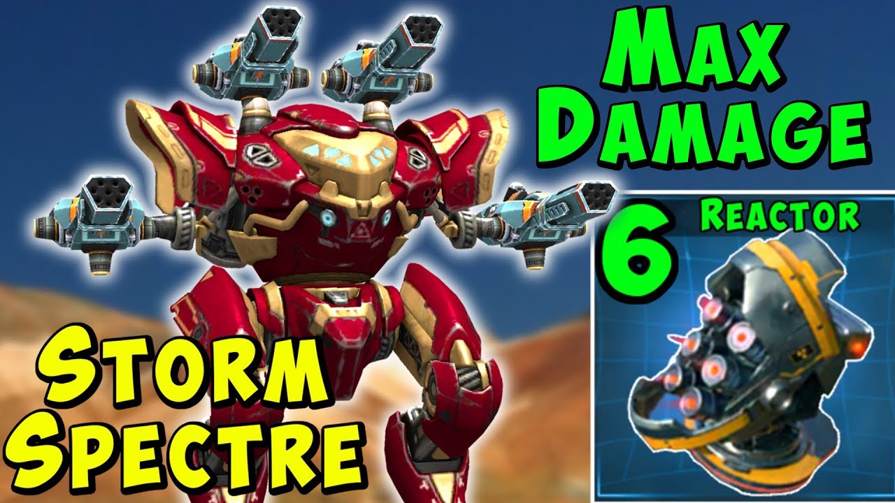 Ультра-максимальный игровой процесс STORM SPECTRE Mk2 &mdash; War Robots Viewer Request WR