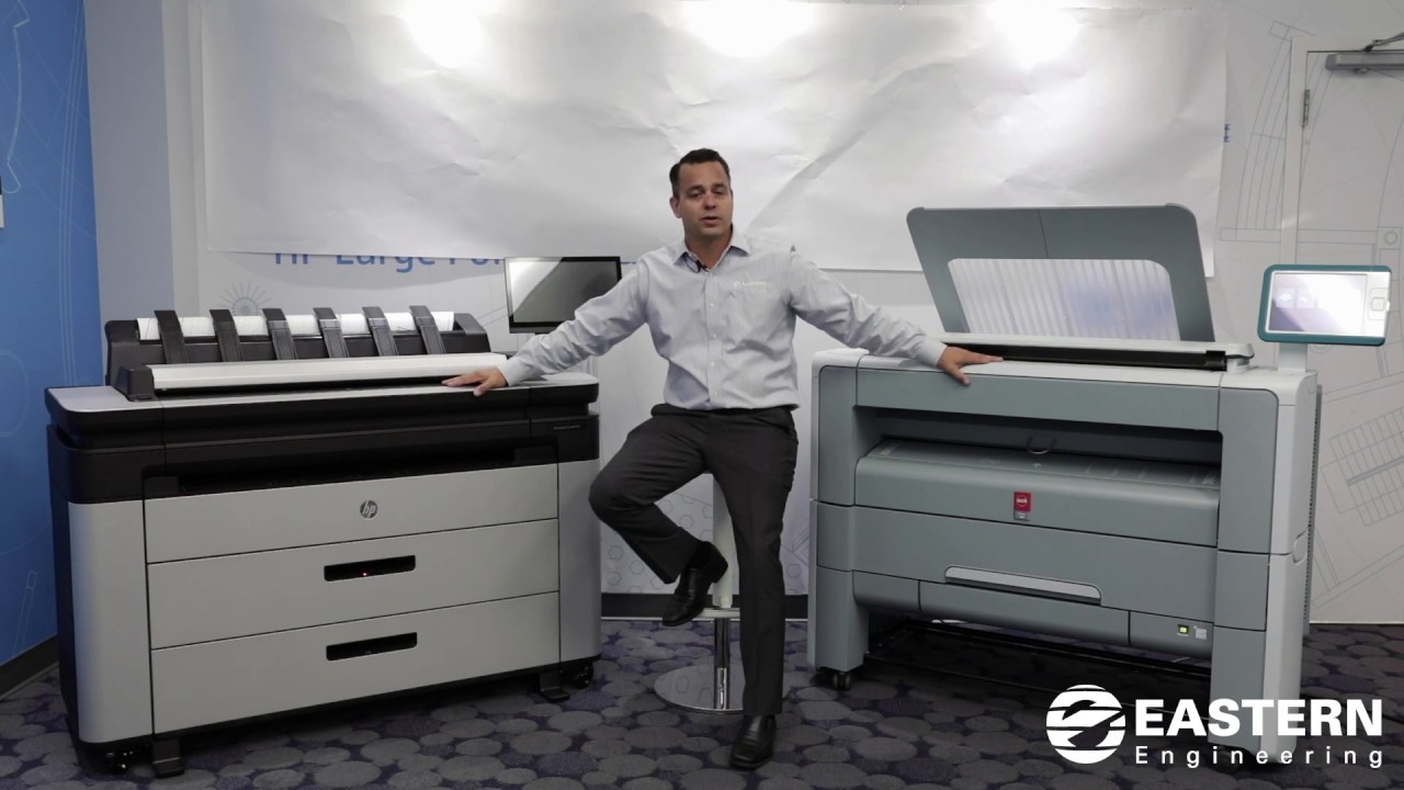 Compare HP DesignJet XL 3600 vs  Oce 345 with Tony Dargo