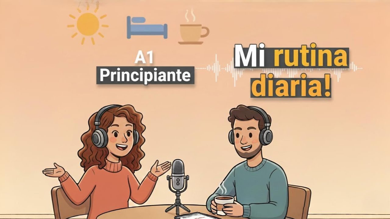 Learn to Talk About Your Daily Routine in Spanish 🇪🇸 | A1 Listening Practice (Podcast)