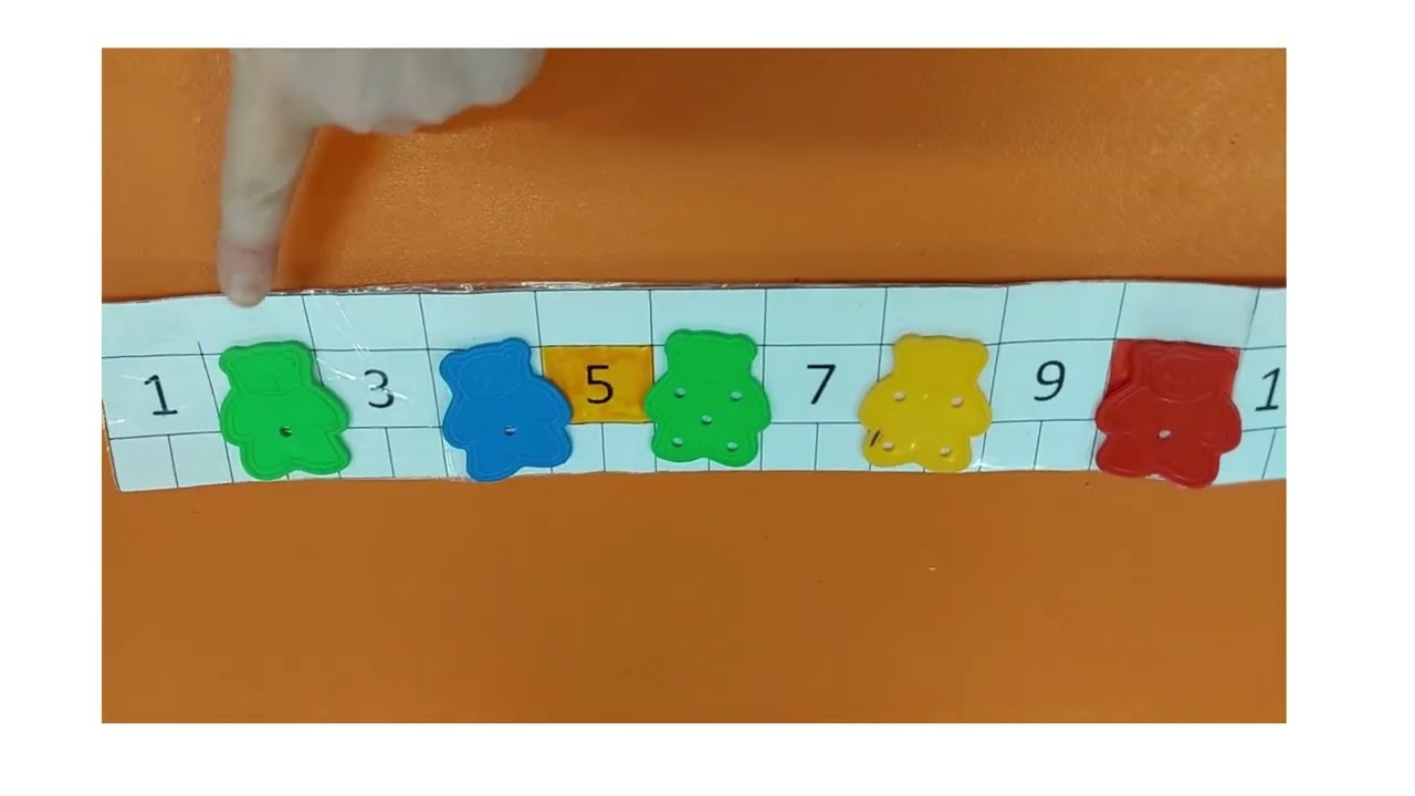 CONTEO ALTERNO EN RECTA NUMÉRICA CON PELUCHE