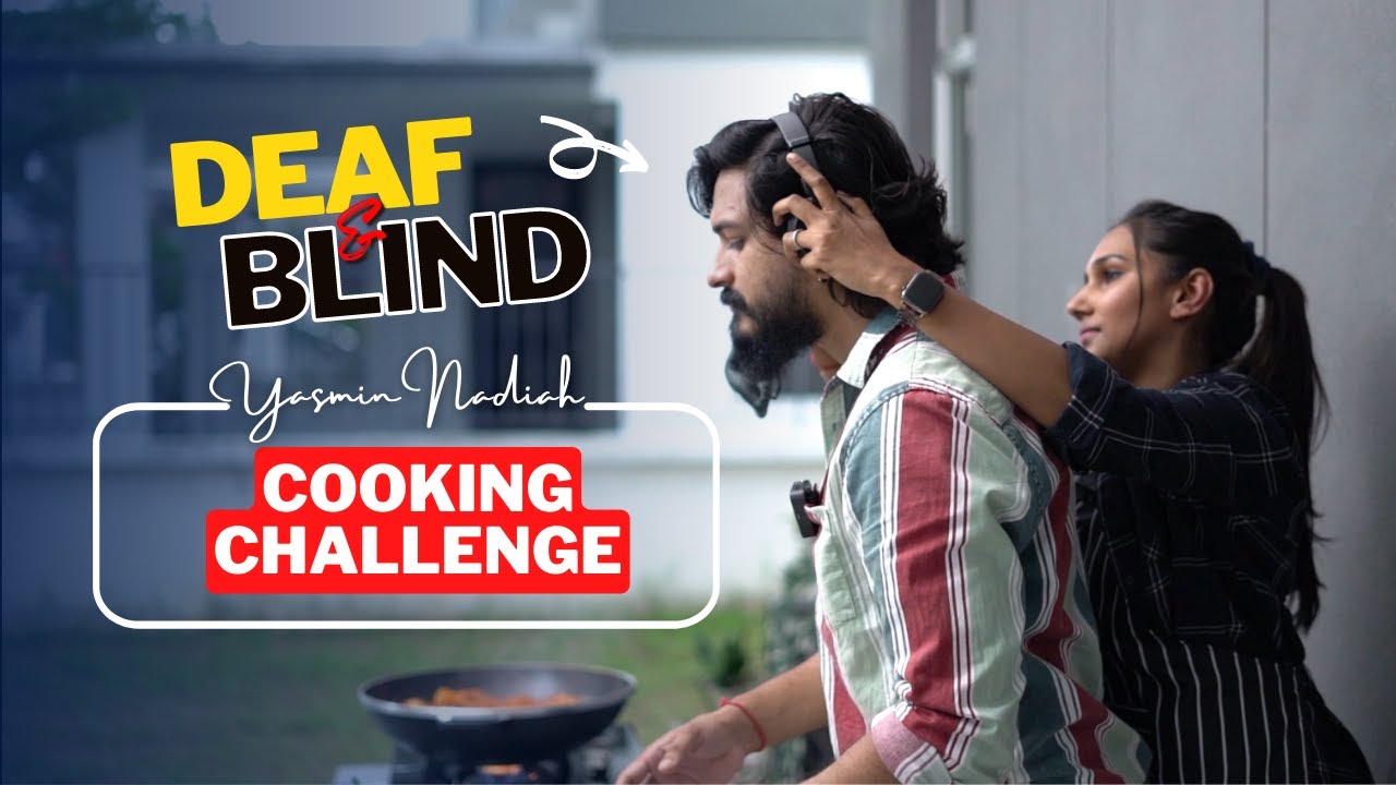 Blindfolded Cooking Challenge with Amma! | Special Guest ft Mugen Rao! | Yasmin Nadiah