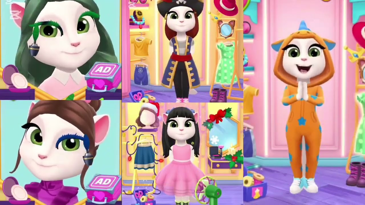 Angela tiles hop My talking Angela 2 💃🥰🫠🥰