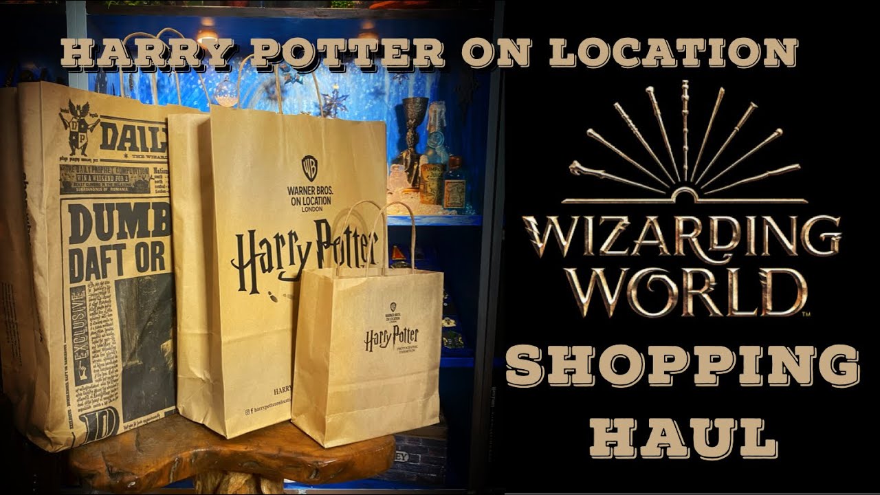 WARNER BROS STUDIOS & HARRY POTTER PHOTOGRAPHIC EXHIBITION TOUR SHOPPING HAUL UNBAGGING