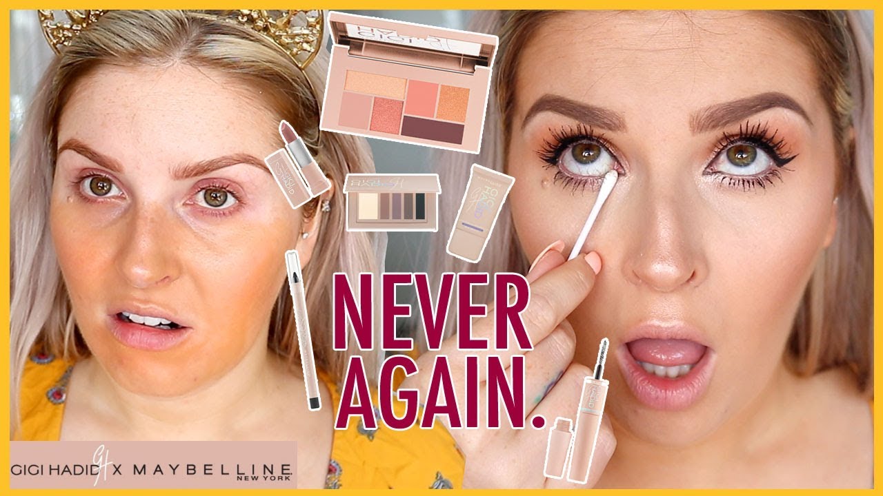 GIGI HADID MAYBELLINE COLLECTION 😫🗯 First Impressions... WTF