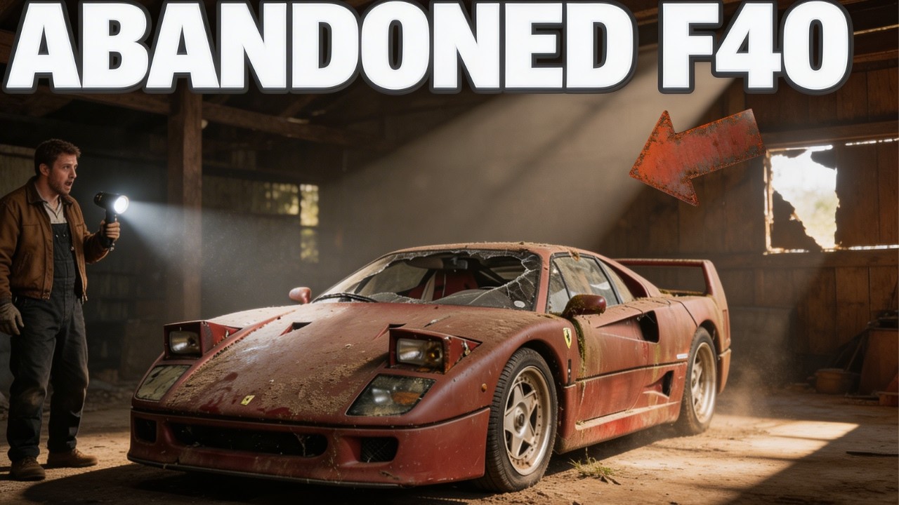 Rescuing a $3M Abandoned Ferrari F40 | Roadside Find to Showroom Beauty (ASMR Rebuild)