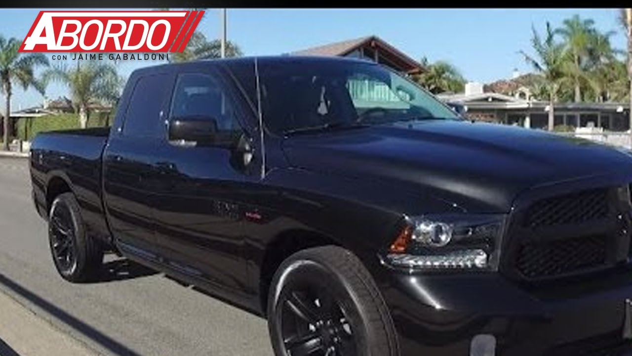 RAM presenta la edición más siniestra de su pickup 1500 para el 2017