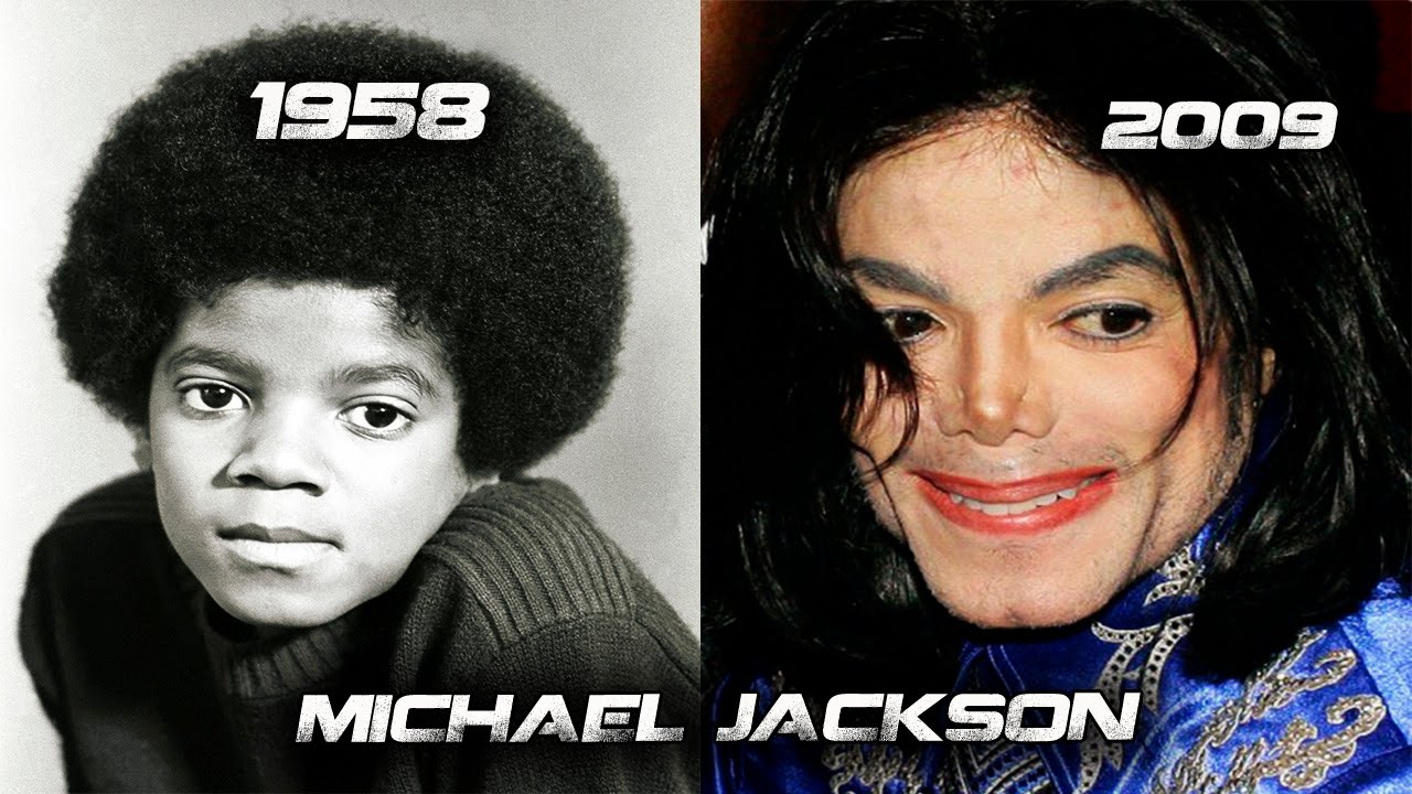 The Evolution of Michael Jackson’s Face | Iconic Transformations of the King of Pop 🎤📽️