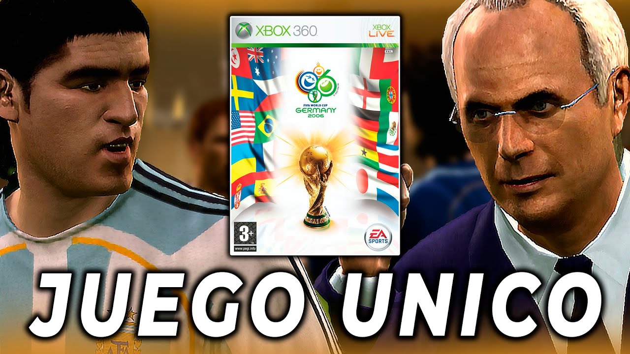 El Juego del Mundial 2006 para XBOX 360 y HD es uno que debes probar YA