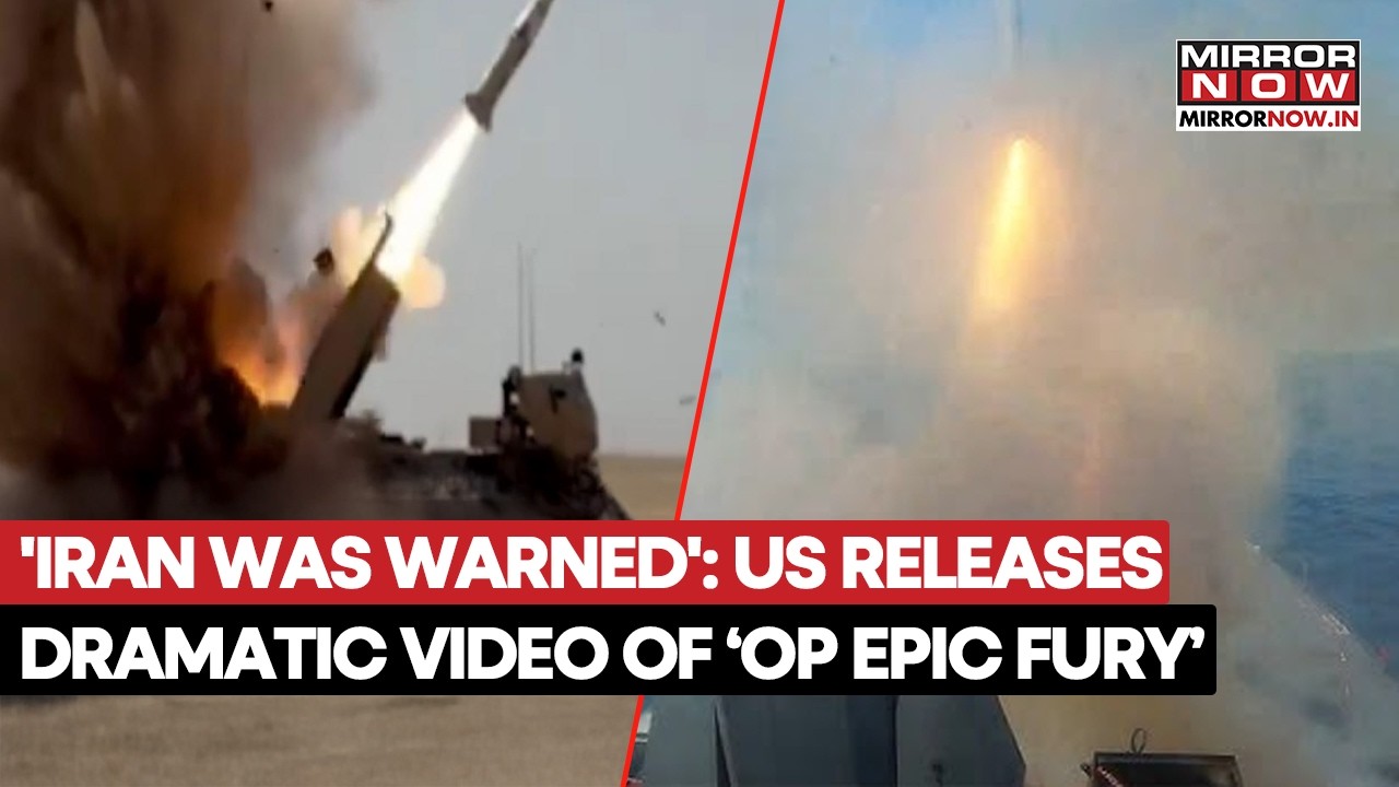 'Iran Was Warned': US Releases Dramatic Video Of 'Operation Epic Fury' After Strikes Killed Khamanei