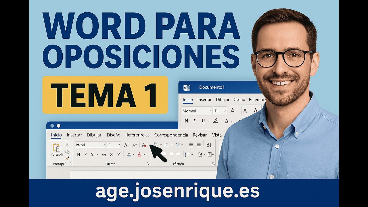 Word para Oposiciones (Temario Oficial) | Examen Tipo Test (Word 2013/2016/2019/2021/365)