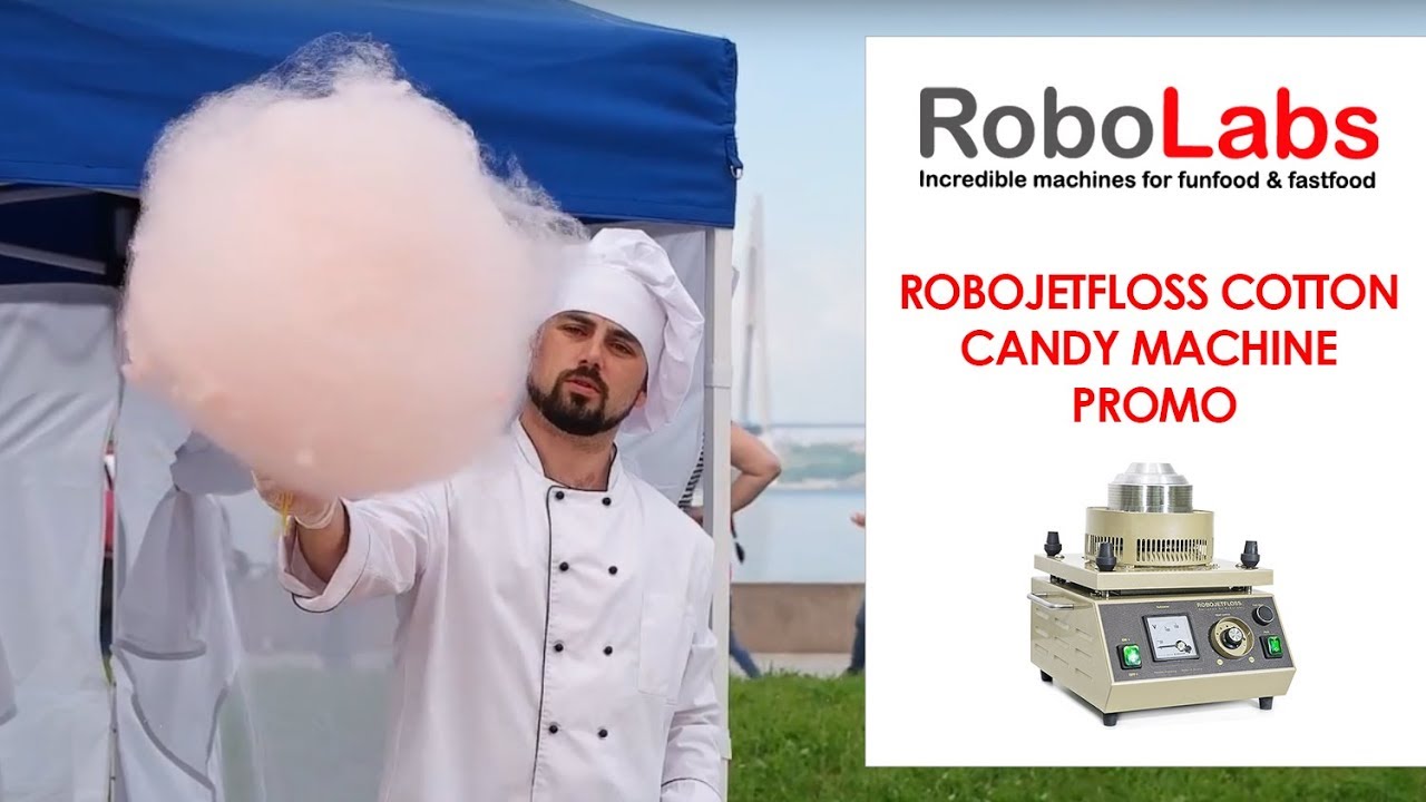 RoboJetFloss cotton candy machine Promo