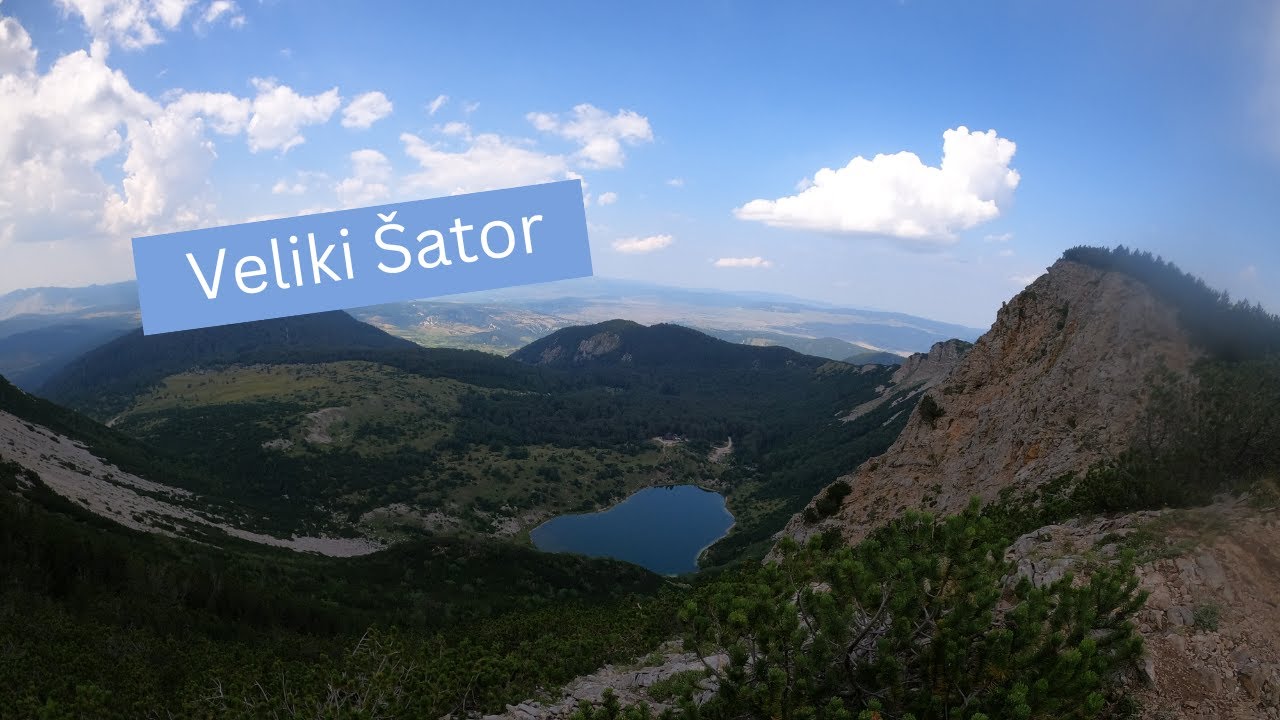 Veliki Šator i Šatorsko jezero (BiH) hiking and drone