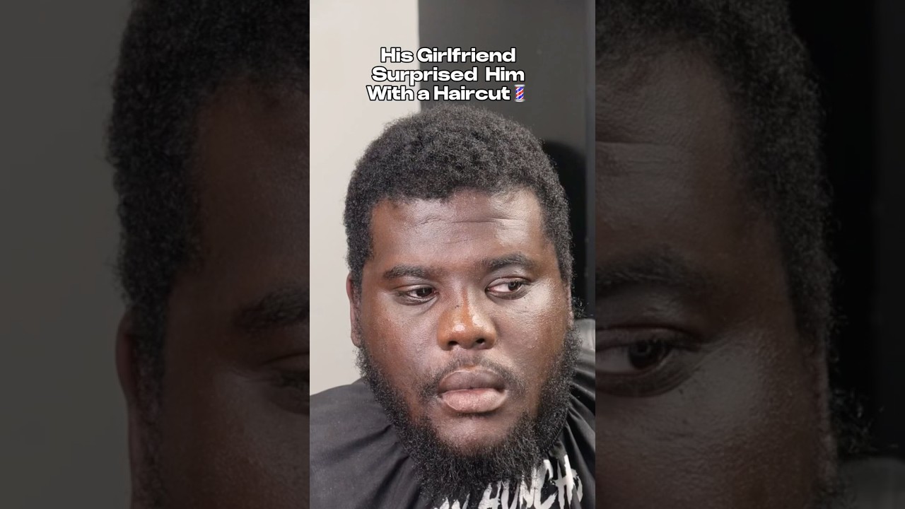 This haircut really upgraded him #slyhuncho #transformation #hairstyle