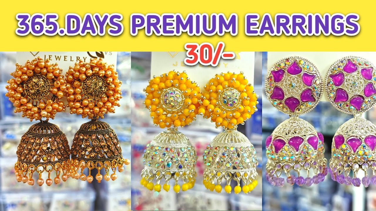 Premium Quality Earrings | Low Invest HIGH Profit Business | Earrings Wholesale Market