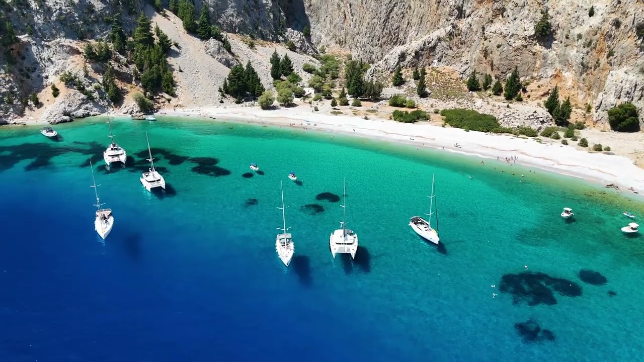 🇬🇷 Symi&rsquo;s Hidden Paradise: St. George&rsquo;s Bay in 4K Drone