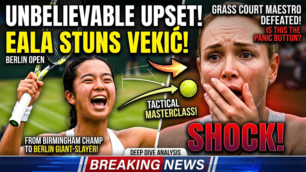 🔥 ALEX EALA Shockingly Defeats DONNA VEKIĆ at Berlin Open! 😱 Live Match Highlights!