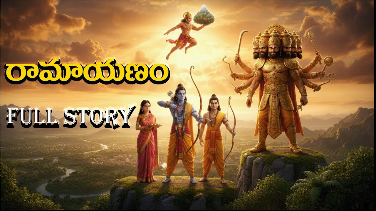 Ramayana Full Story in Telugu | శ్రీ రామాయణం పూర్తి కథ | Lord Rama vs Ravana – Epic Tale Explained
