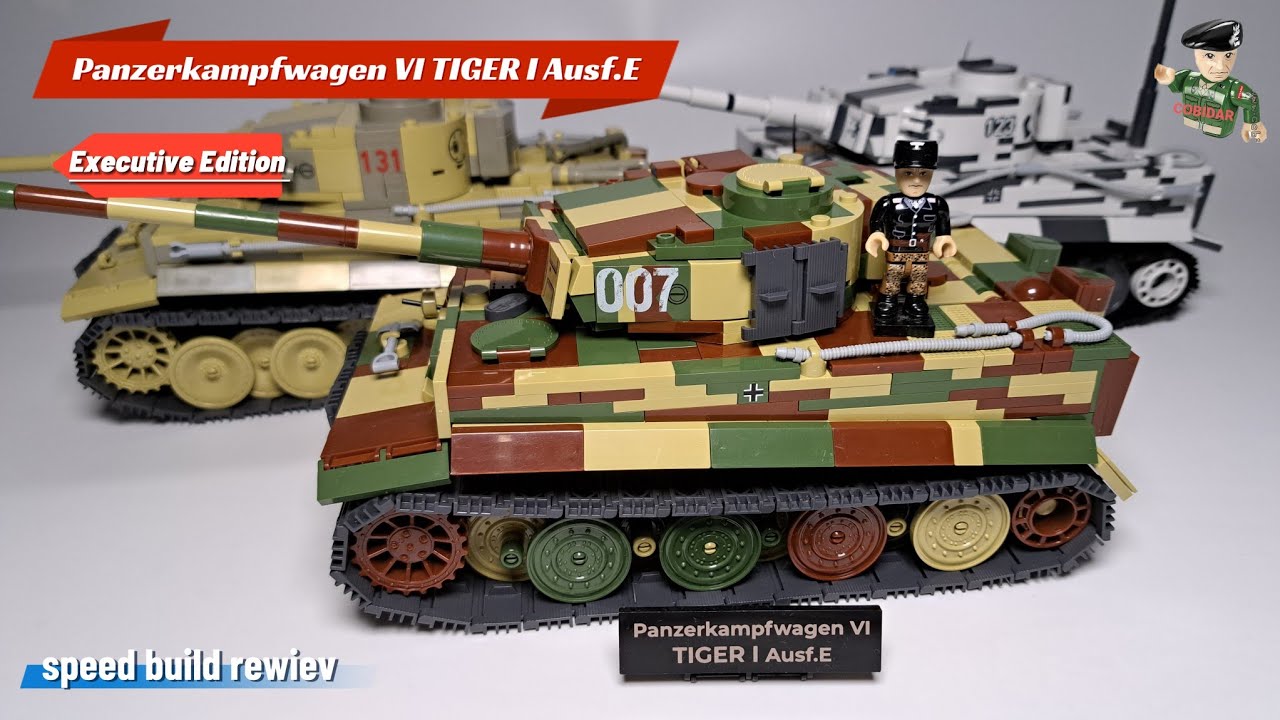 Panzerkampfwagen VI Tiger I Ausf.E - Executive Edition- Cobi 2587 ( speed build rewiev)