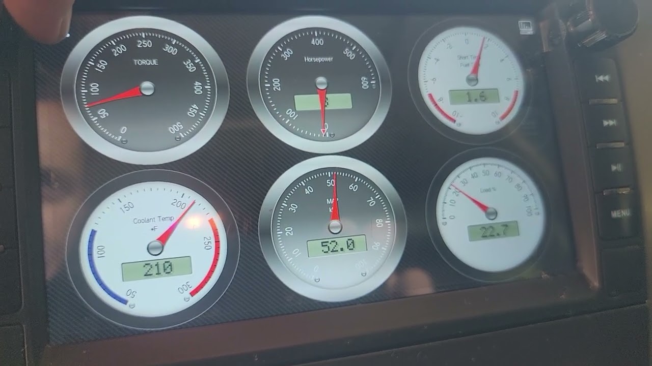 OBDLink MX+ on a Android car radio