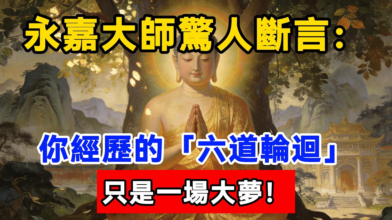 永嘉大師驚人斷言：你經歷的「六道輪迴」，只是一場大夢！#佛陀#佛學#佛教#禪修#佛法智慧#佛教故事#佛教文化#佛學知識 #佛學智慧 #明月禅心