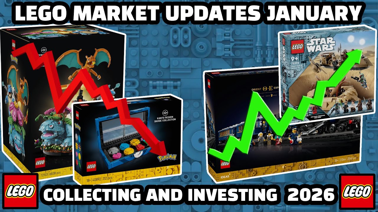 LEGO MARKET СРЕДА! | LEGO ПОКЕМОН УЖАСЕН?! | Новости коллекционирования и инвестиций за январь 20...