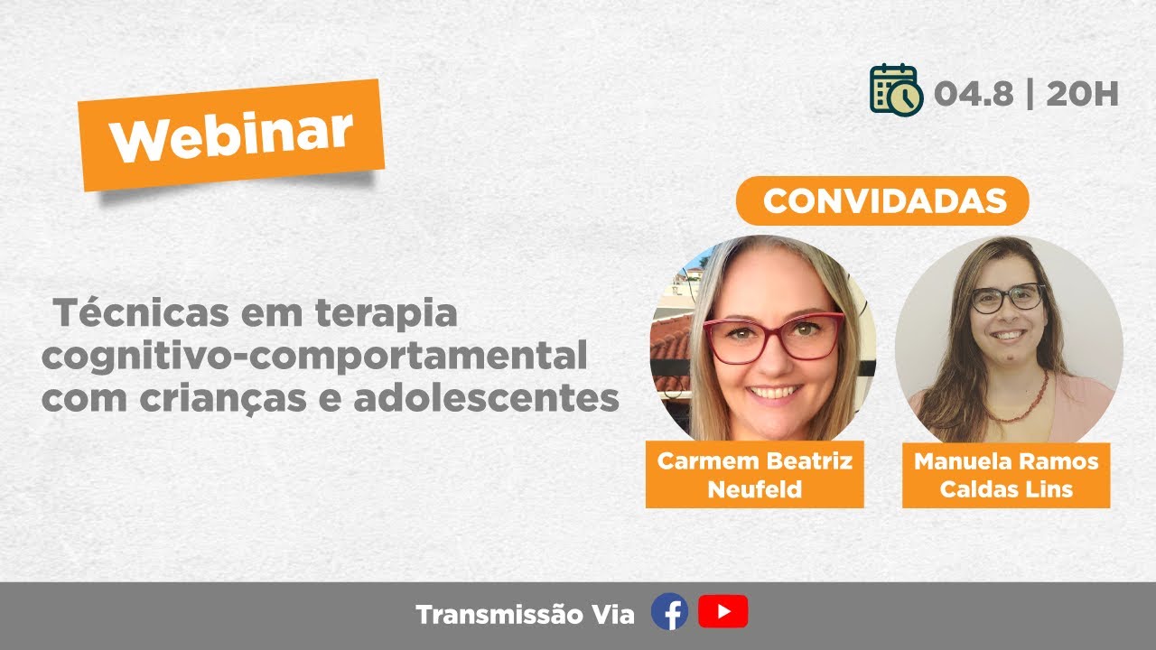 Webinar | Técnicas em terapia cognitivo-comportamental com crianças e adolescentes