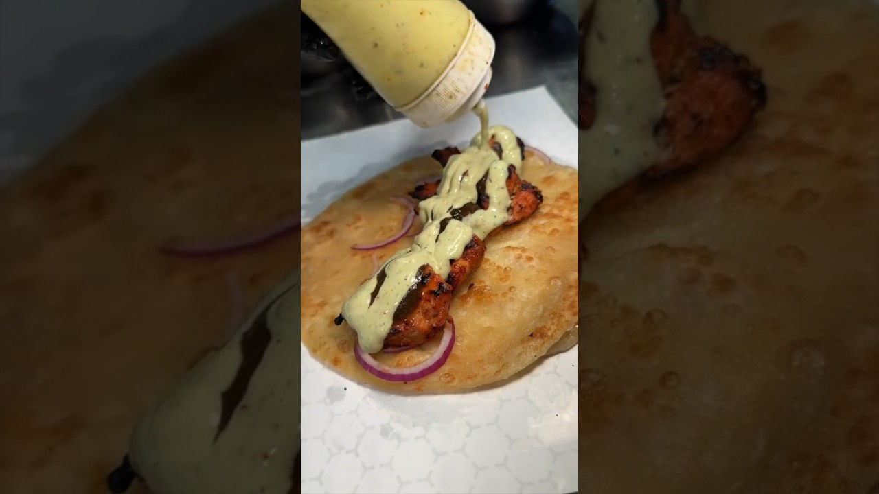 The CHICKEN TIKKA PARATHA ROLL from Food Street in Secaucus, NJ is 🔥🔥! #DEVOURPOWER