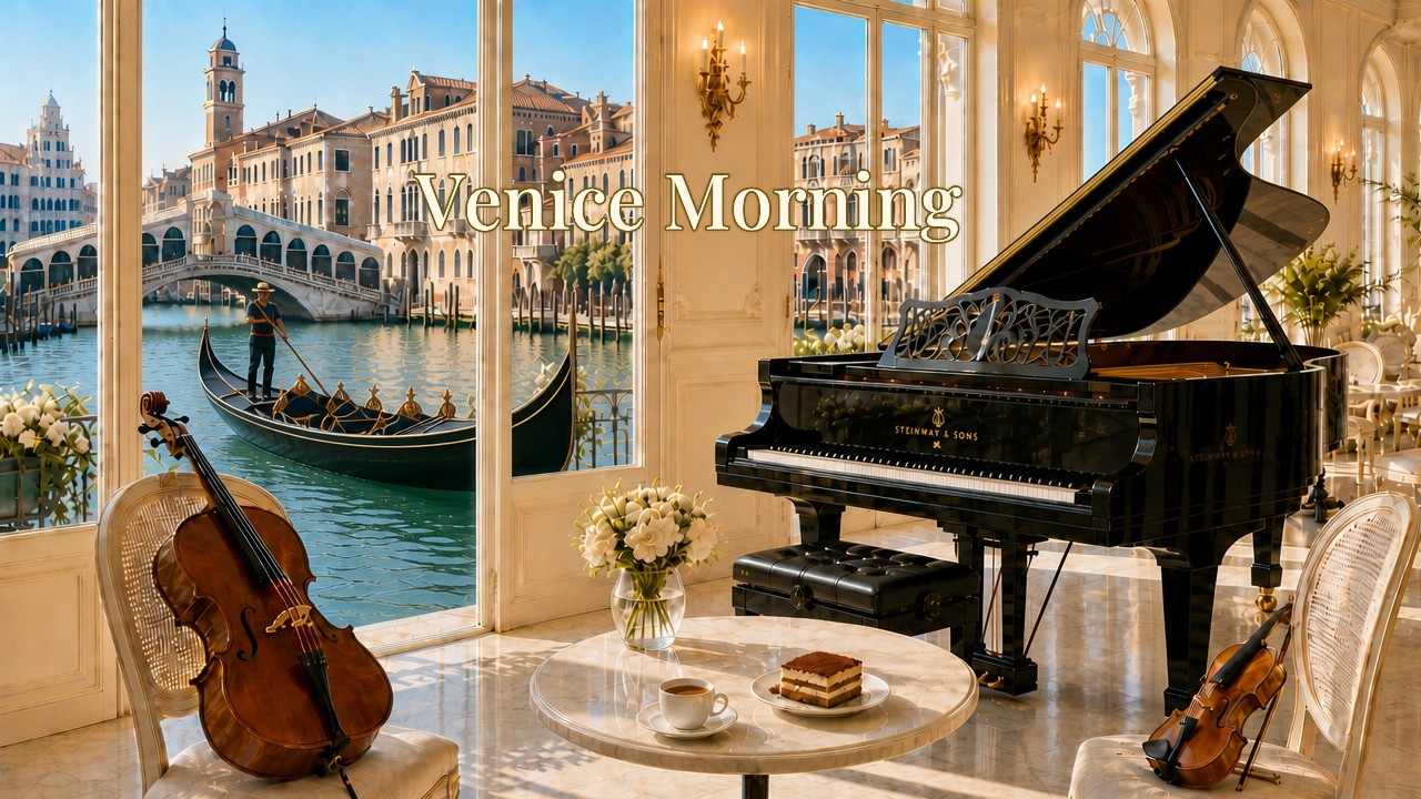 Venice Morning Caf&eacute; ☕ | Elegant Classical Music for Reading & Relaxing