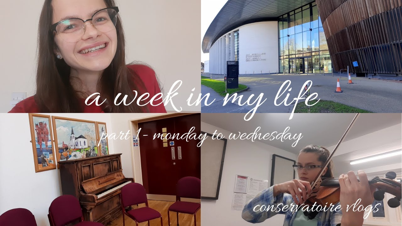 week in the life of a music student at RWCMD: part 1/3 | conservatoire vlogs