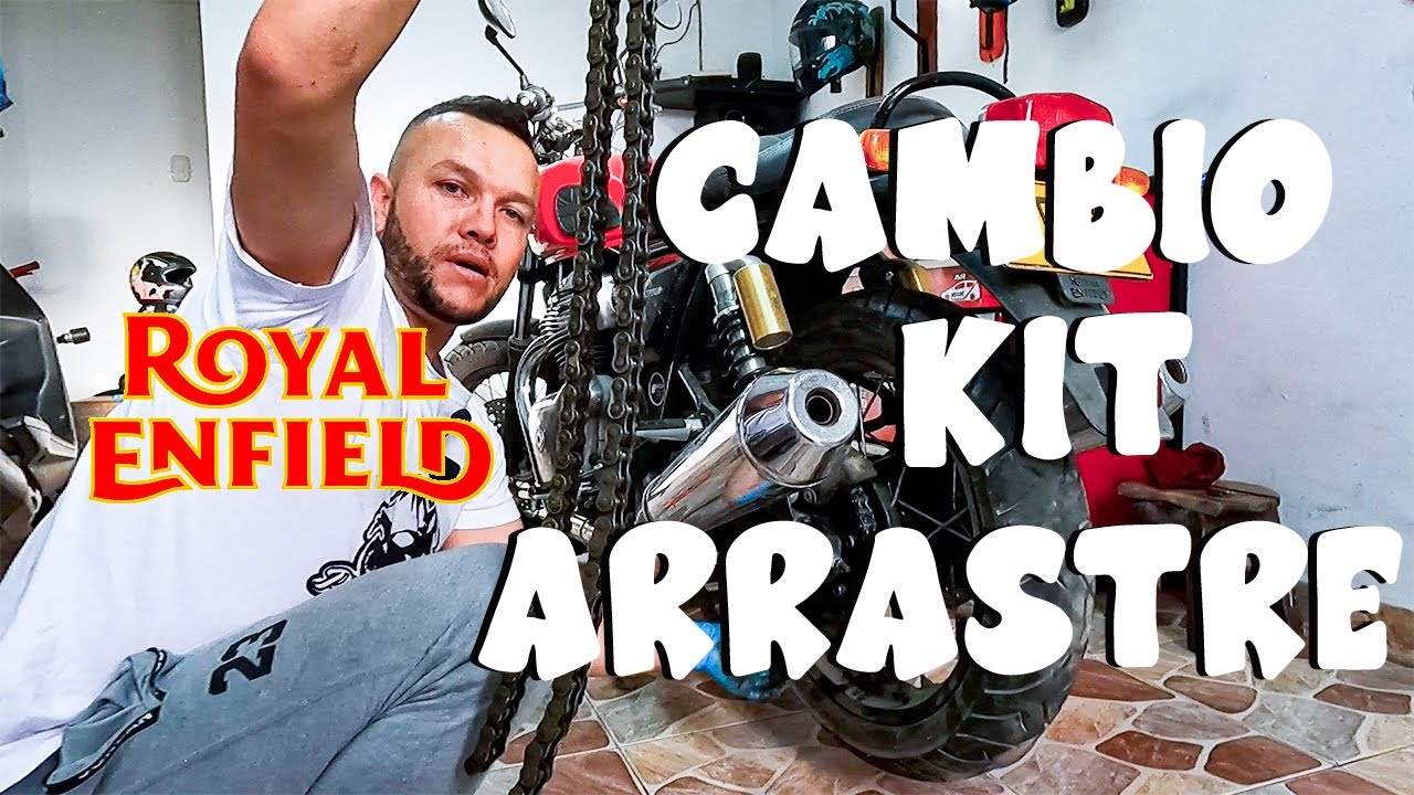como cambiar el kit de arrastre de una interceptor 650