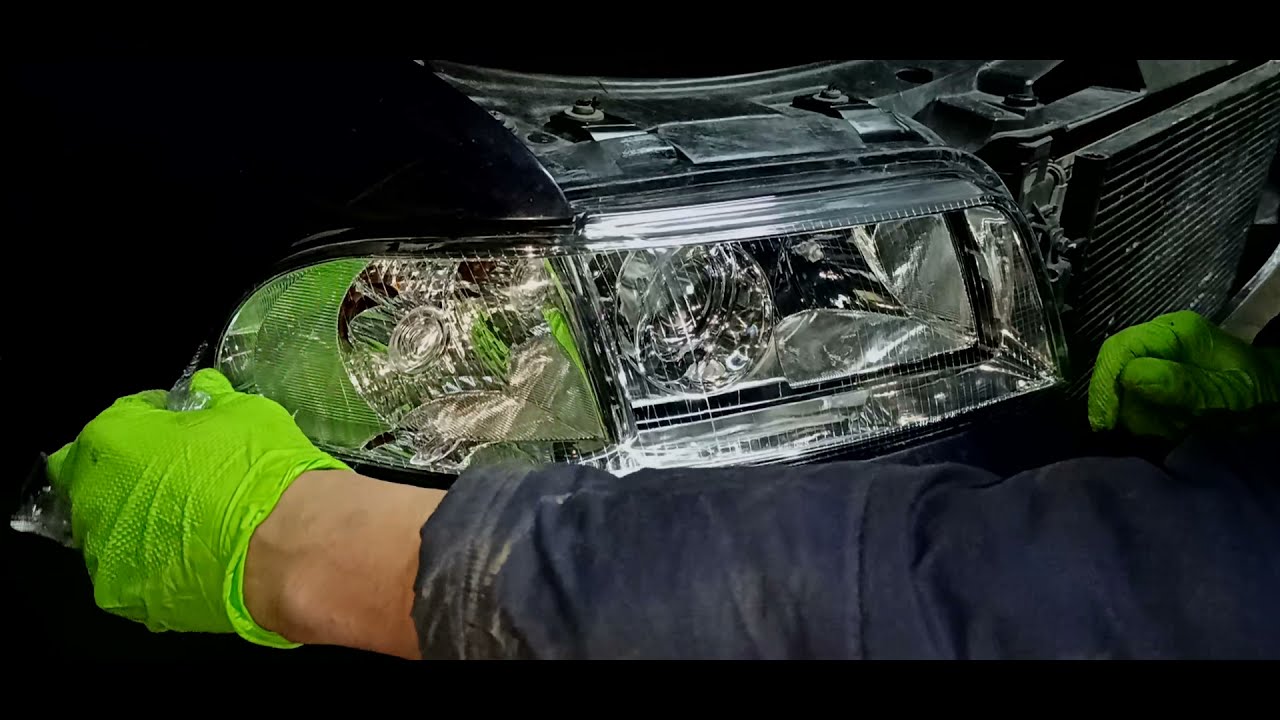 Wymiana lamp przednich AUDI A4 B5 2000r