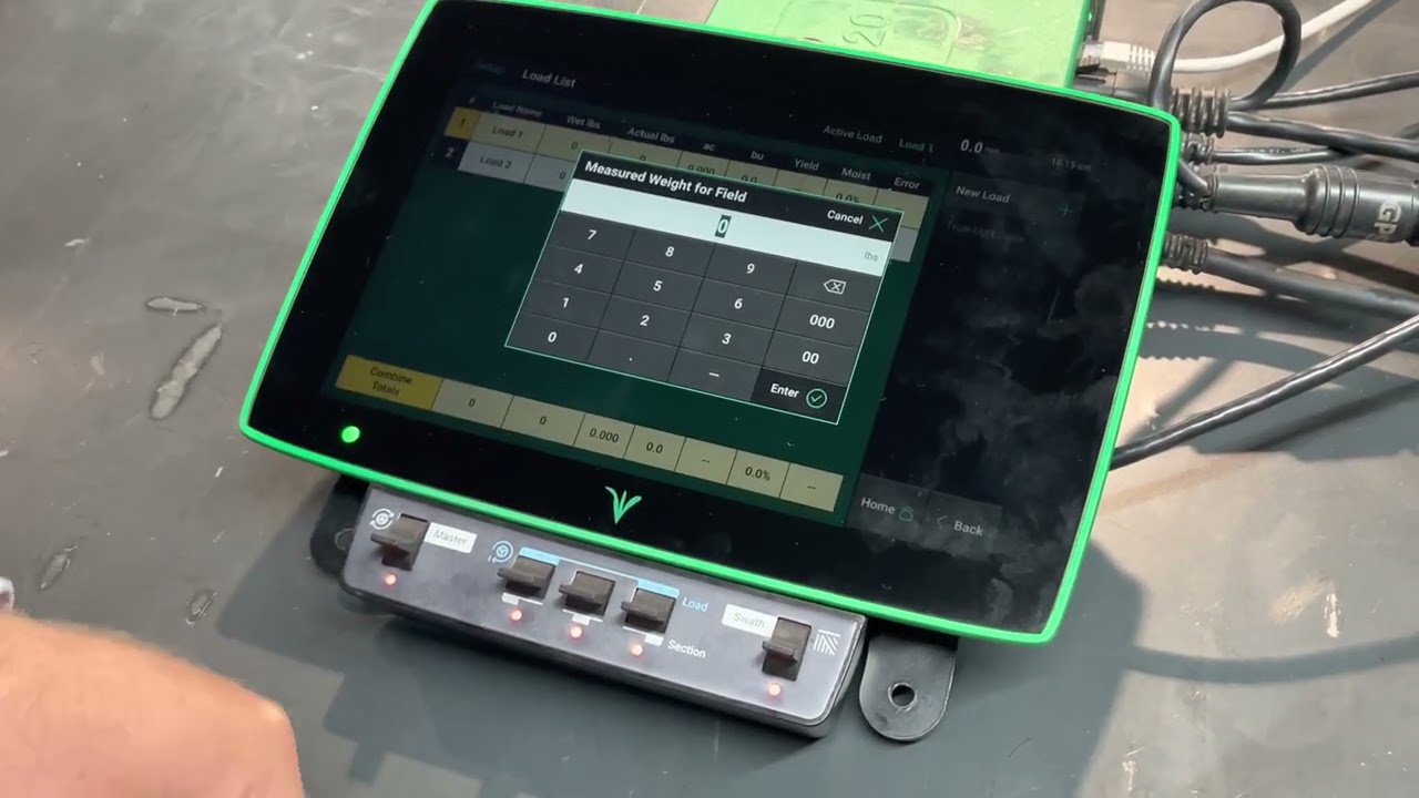 Combine Field Total True Up, Gen 3 YieldSense