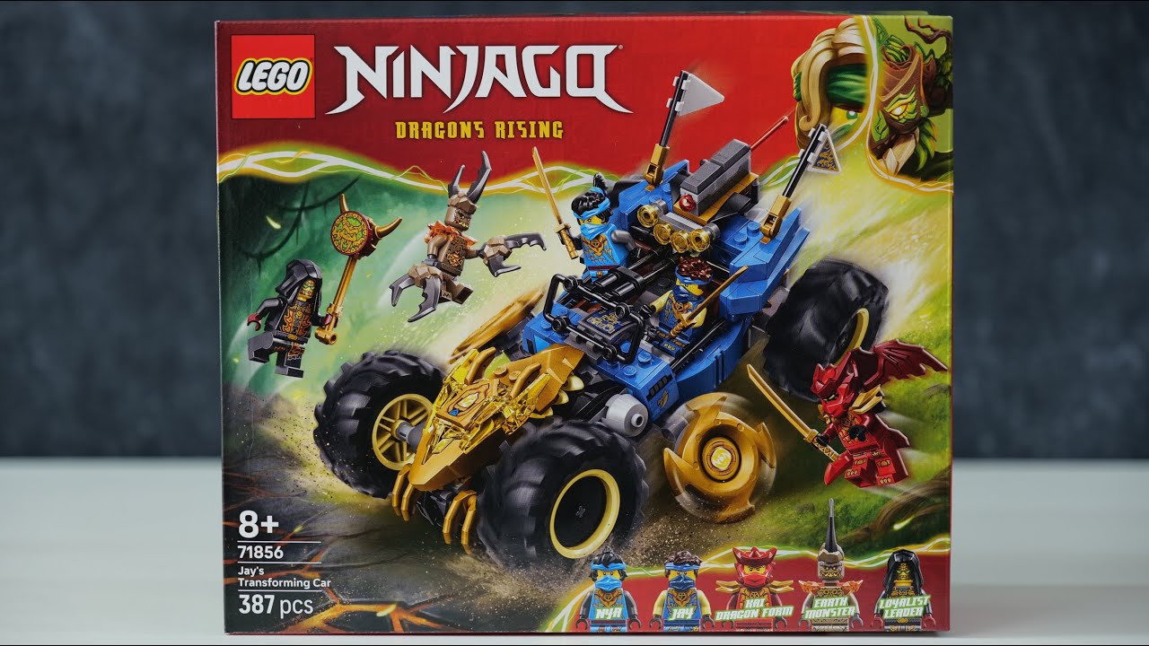 LEGO Ninjago Dragons Rising 71856 Трансформирующаяся машина Джея - Обзор быстрой сборки LEGO