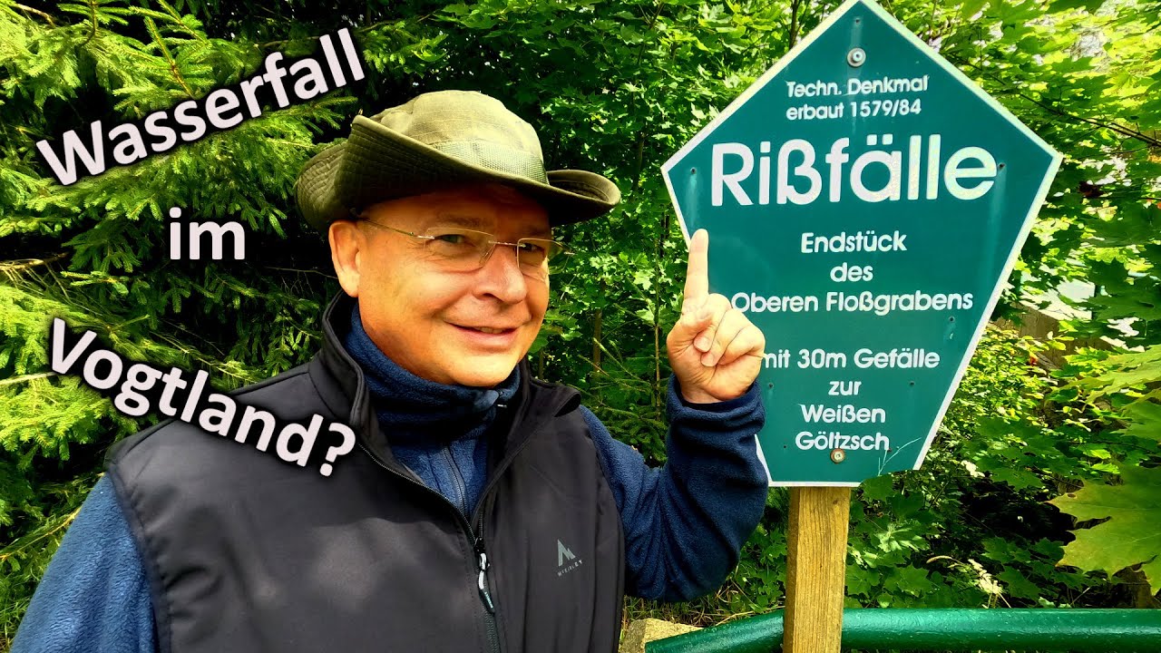 Wandern zum einzigen Wasserfall im Vogtland - Rissfälle bei Muldenberg I Technisches Denkmal