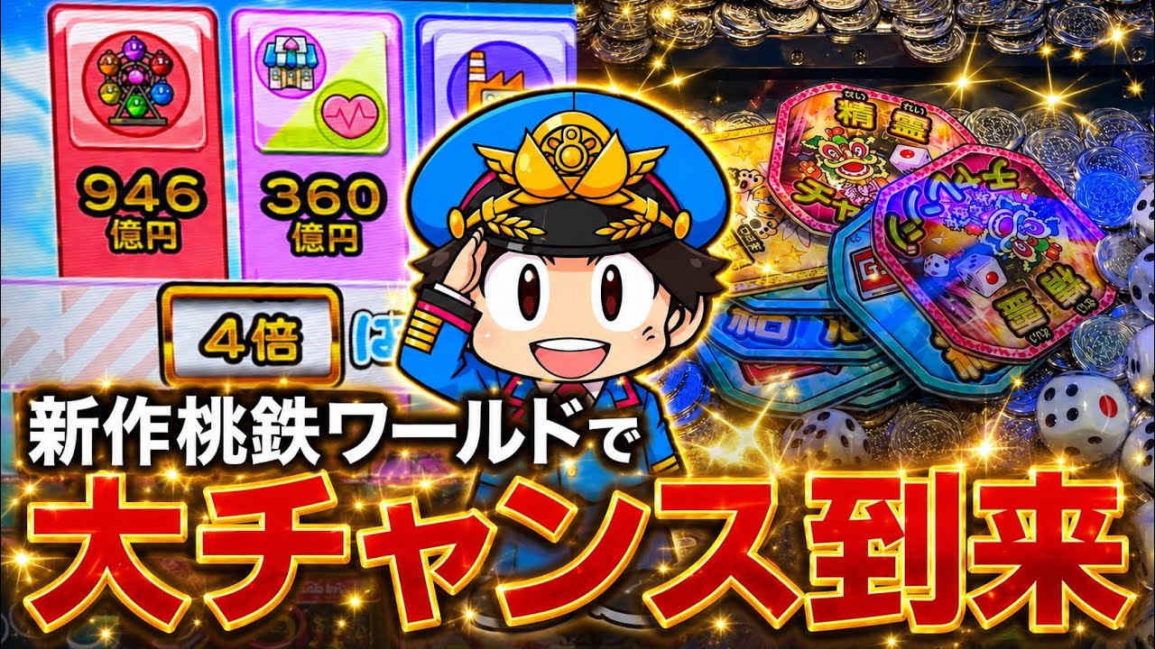 桃鉄ワールドのメダルゲームで激アツ展開来たwww
