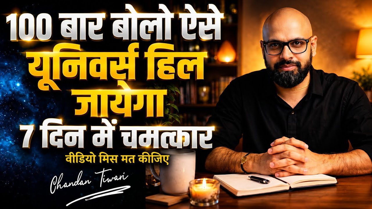 100 बार इसे ऐसे बोलो — Universe हिल जाएगा, और सिर्फ 7 दिनों में चमत्कार दिखना शुरू हो जाएगा।