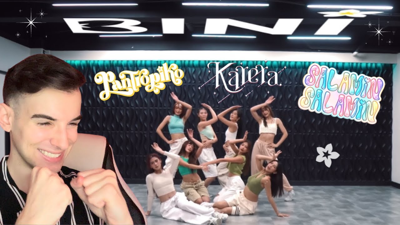 BINI 'Karera' / 'Salamin, Salamin' / 'Pantropiko' *TRIPLE DANCE PRACTICE REACTION!*