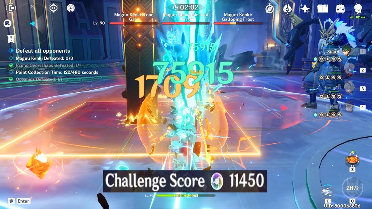 Legend of the Vagabond Sword Day 7 - 11450 Score Xiao Kazuha - How Can I Pass it?