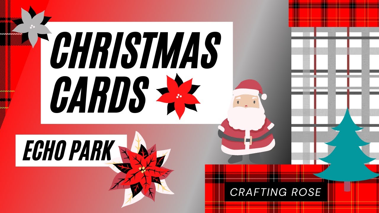 10 Christmas Cards featuring Echo Park A Lumberjack Christmas