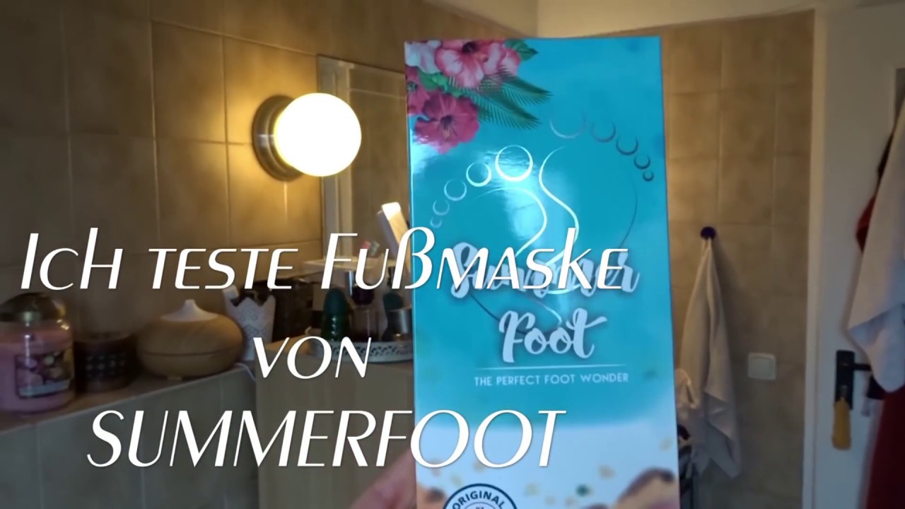 Fußmaske von Summerfoot °° Meine Füße pellen sich °°